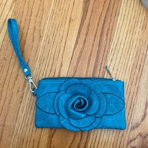 women's flower wristlet